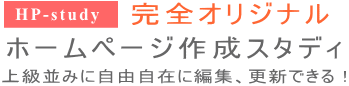 完全オリジナルホームぺージ作成,ホームぺージ作成スタディプロ並みのホームぺージを自由自在に